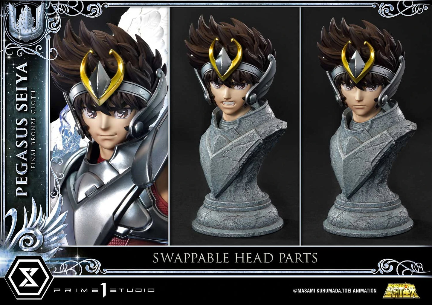 Preventa Resina Seiya de Pegaso Figura Caballeros del Zodiako Prime 1 (Licencia) Estudio