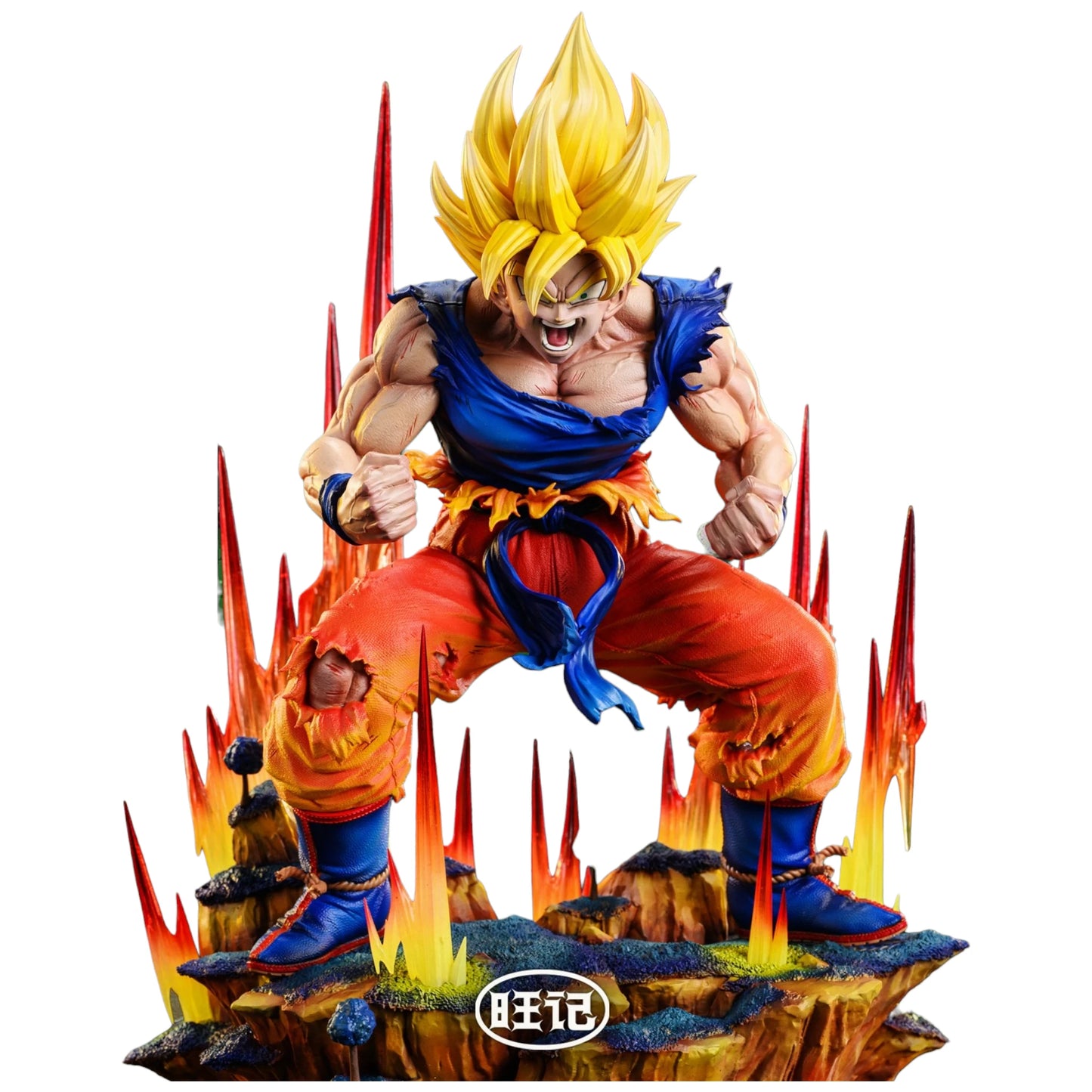 Preventa Resina Goku SSJ Figura Dragon Ball Wang Ji Estudio