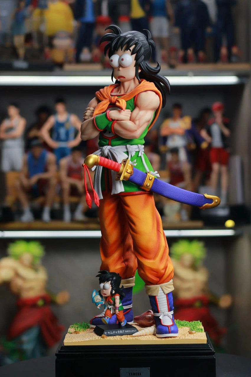 Preventa Resina Yamcha & Oolong & Pura Figura Dragon Ball Infinite Studio  Estudio