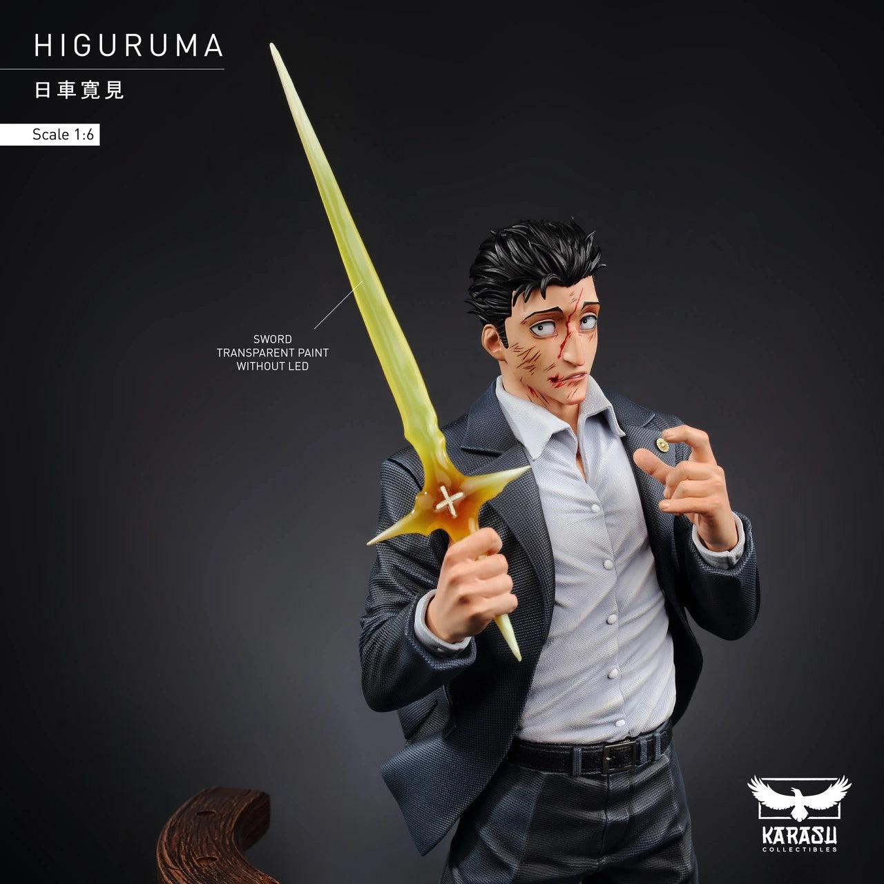 Preventa Resina Hiromi Higuruma Figura Jujutsu Kaisen Karasu Estudio