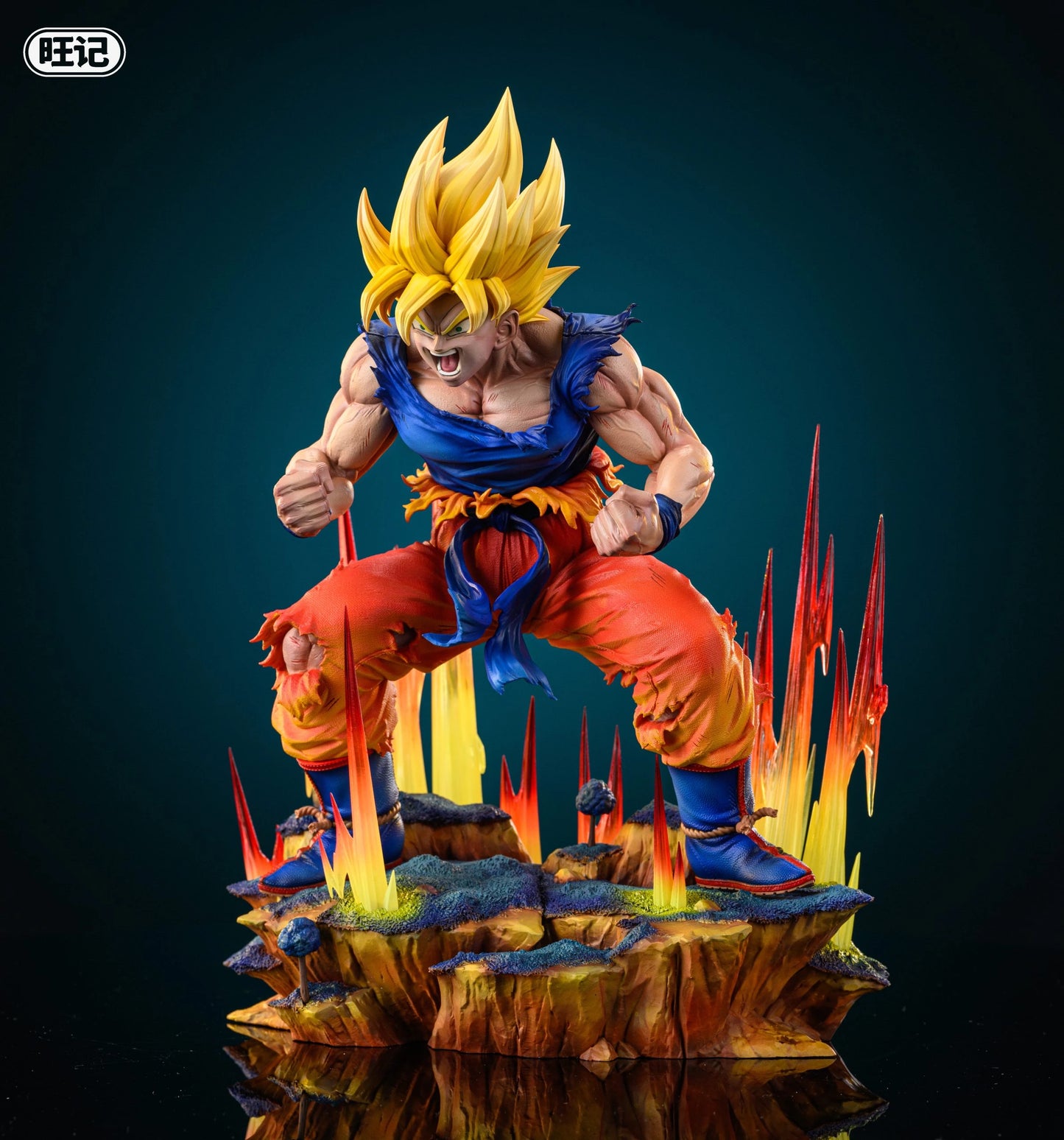 Preventa Resina Goku SSJ Figura Dragon Ball Wang Ji Estudio