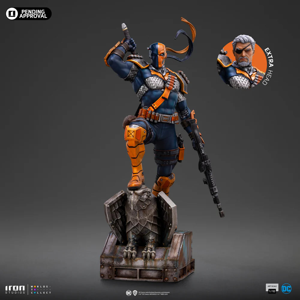 Preventa Resina Death Stroke Figura DC Iron (Licencia) Estudio