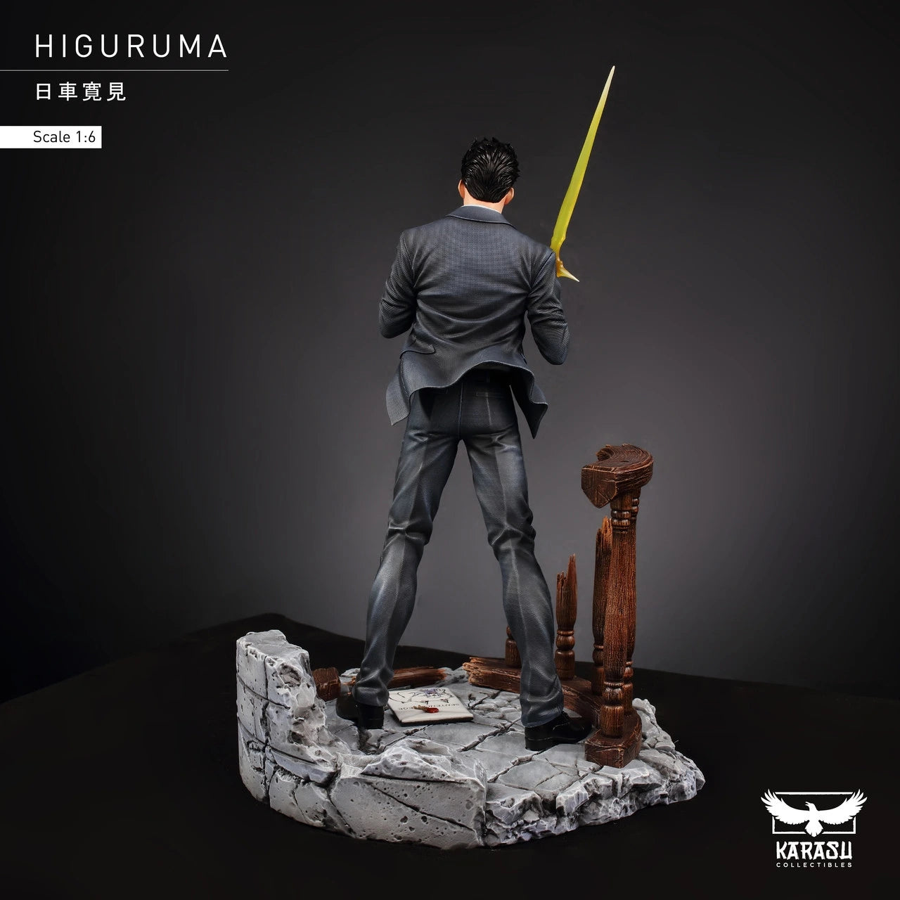 Preventa Resina Hiromi Higuruma Figura Jujutsu Kaisen Karasu Estudio