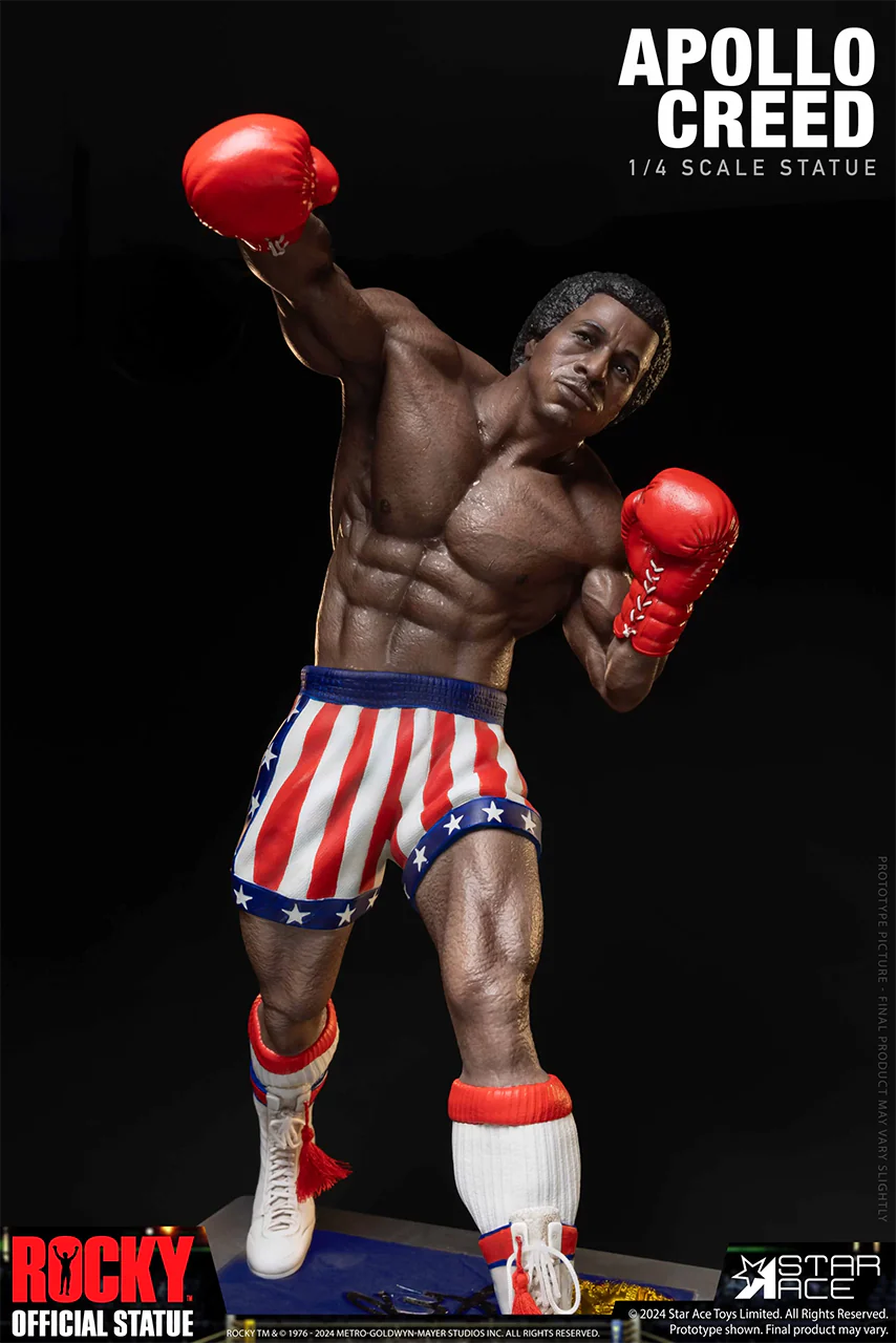 Preventa Resina Apollo Creed Figura Rocky Star Ace (Licencia) Estudio