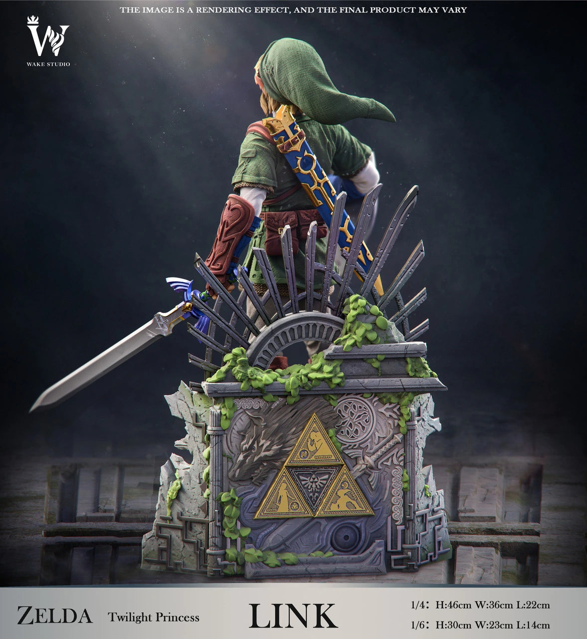 Preventa Resina Zelda Figura The Legend Of Zelda Wake Estudio