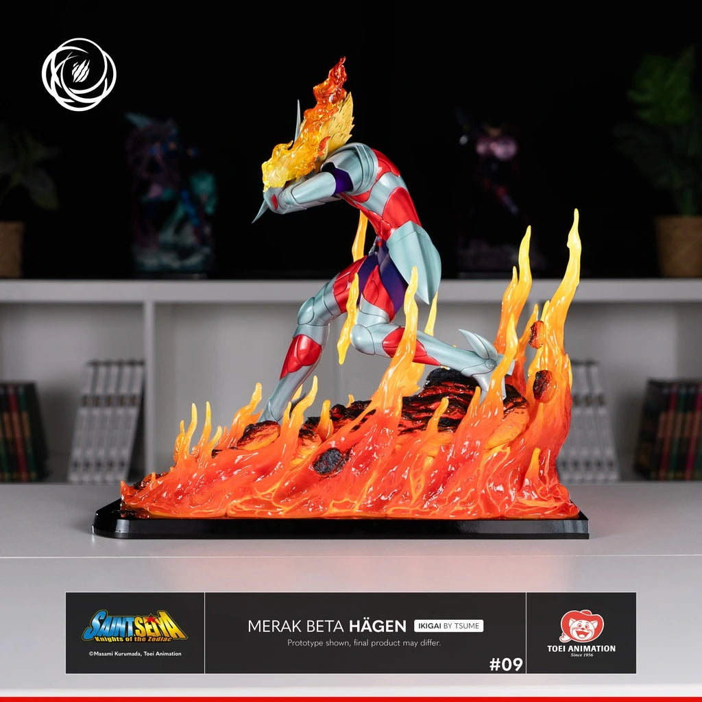 Preventa Resina Hagen de Merak Figura Caballeros del Zodiaco Tsume Art (Licencia) Estudio