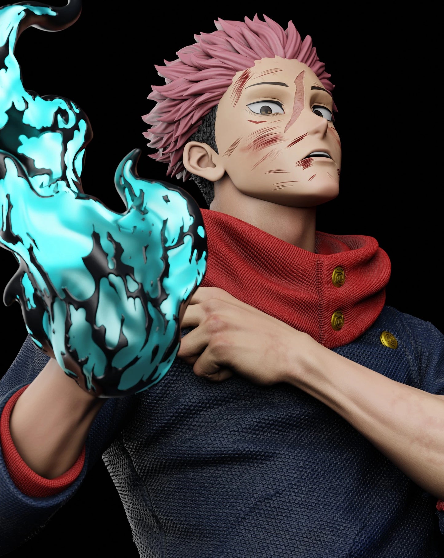 Preventa Resina Itadori Yuji Figura Jujutsu Kaisen Zenkai  Estudio