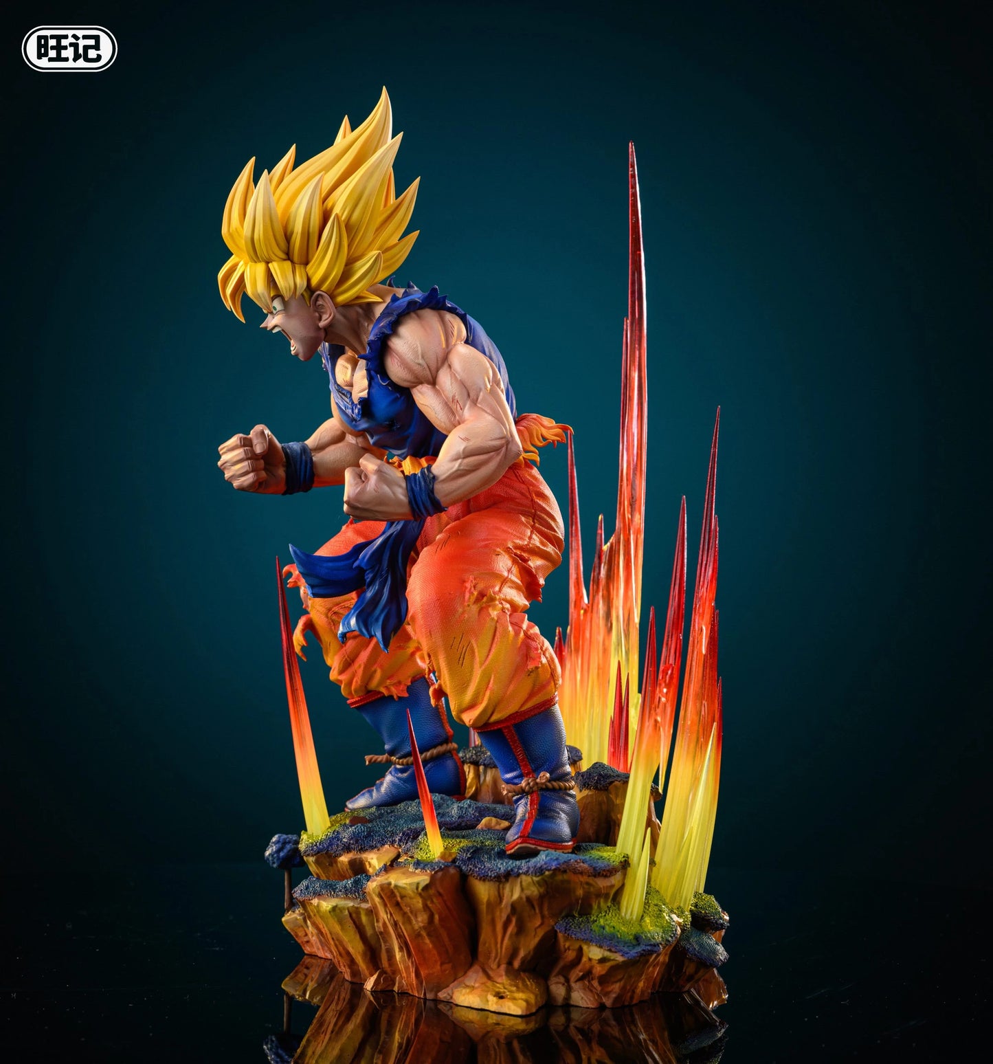 Preventa Resina Goku SSJ Figura Dragon Ball Wang Ji Estudio