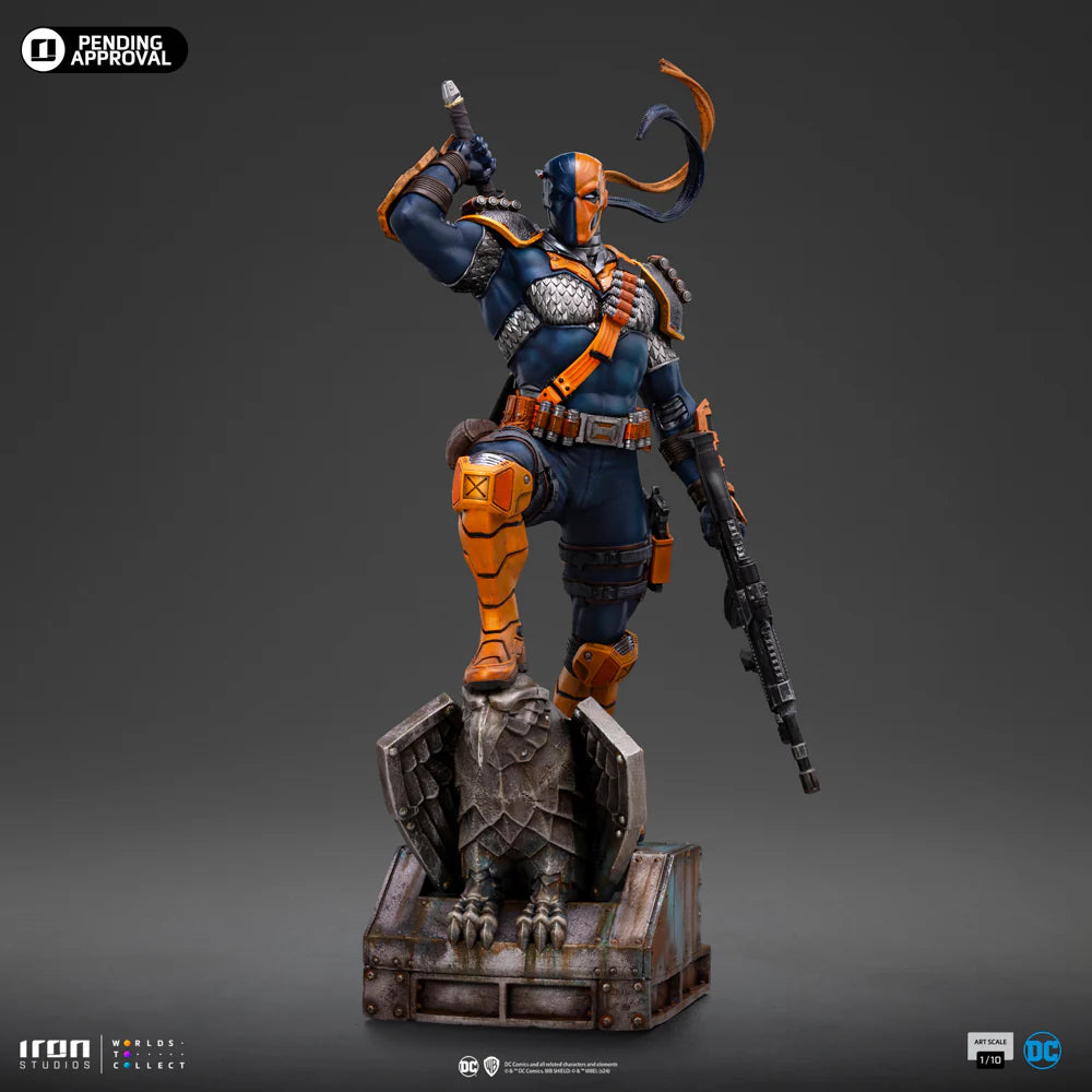 Preventa Resina Death Stroke Figura DC Iron (Licencia) Estudio