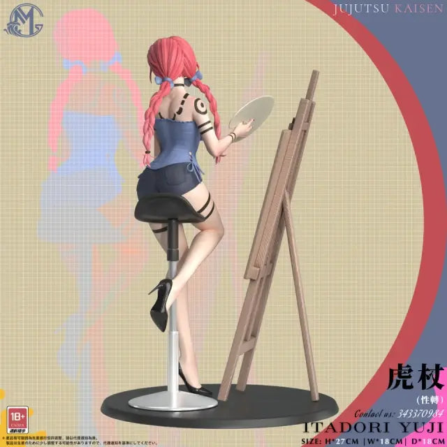 Preventa Resina Yuji Itadori (Gender Bender) Figura Jujutsu Kaisen GM Estudio