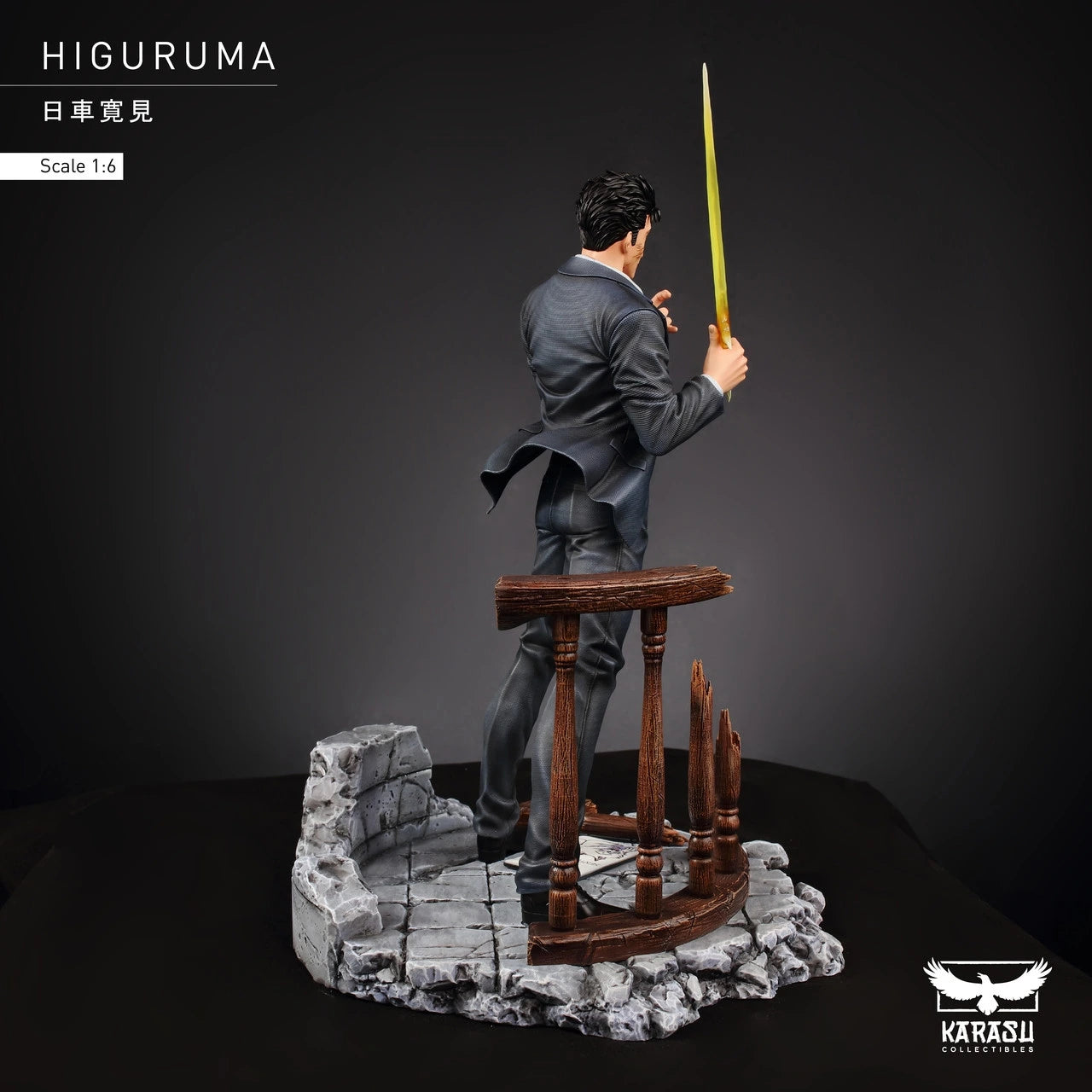 Preventa Resina Hiromi Higuruma Figura Jujutsu Kaisen Karasu Estudio