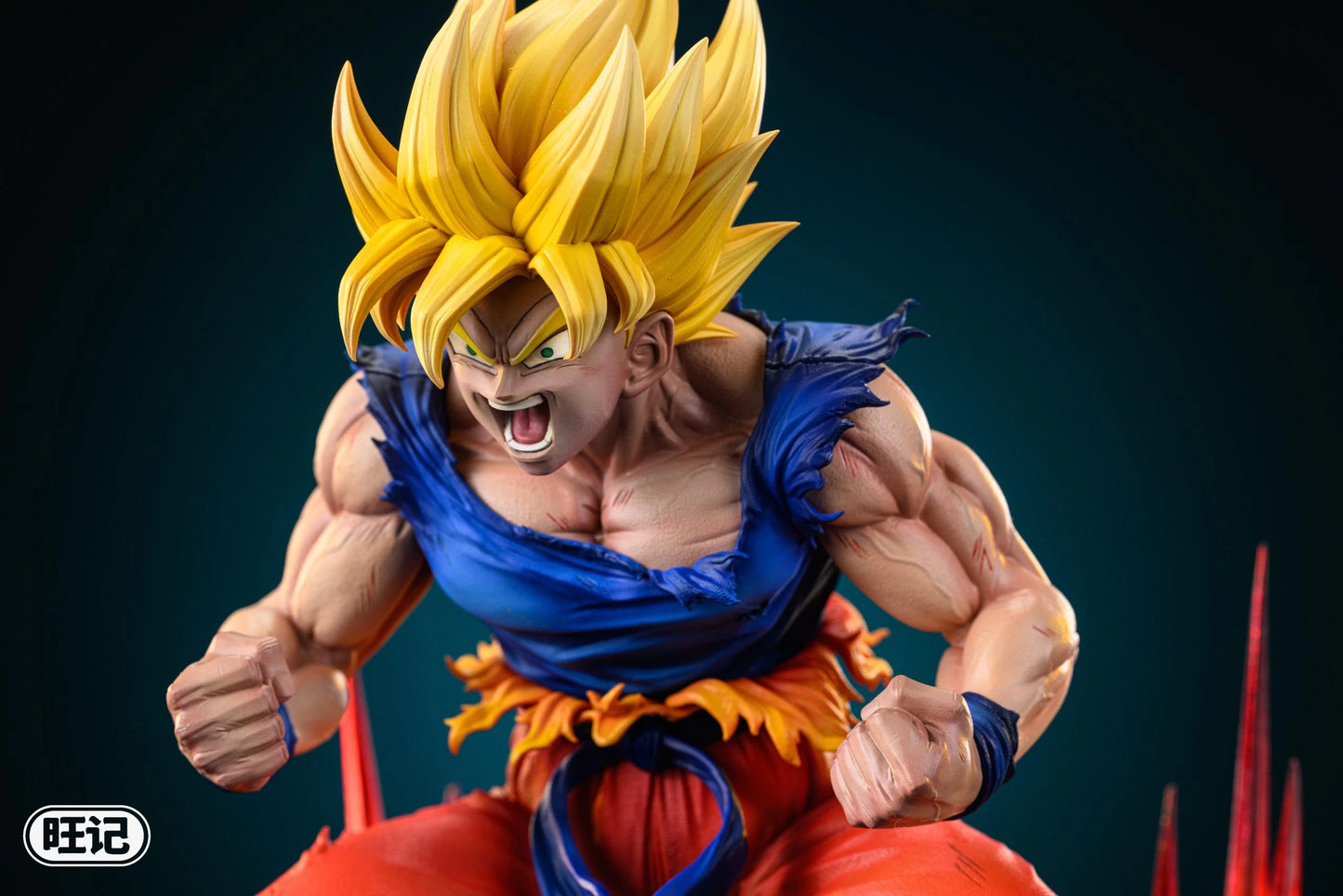 Preventa Resina Goku SSJ Figura Dragon Ball Wang Ji Estudio