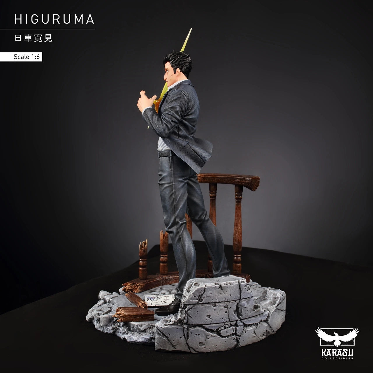 Preventa Resina Hiromi Higuruma Figura Jujutsu Kaisen Karasu Estudio