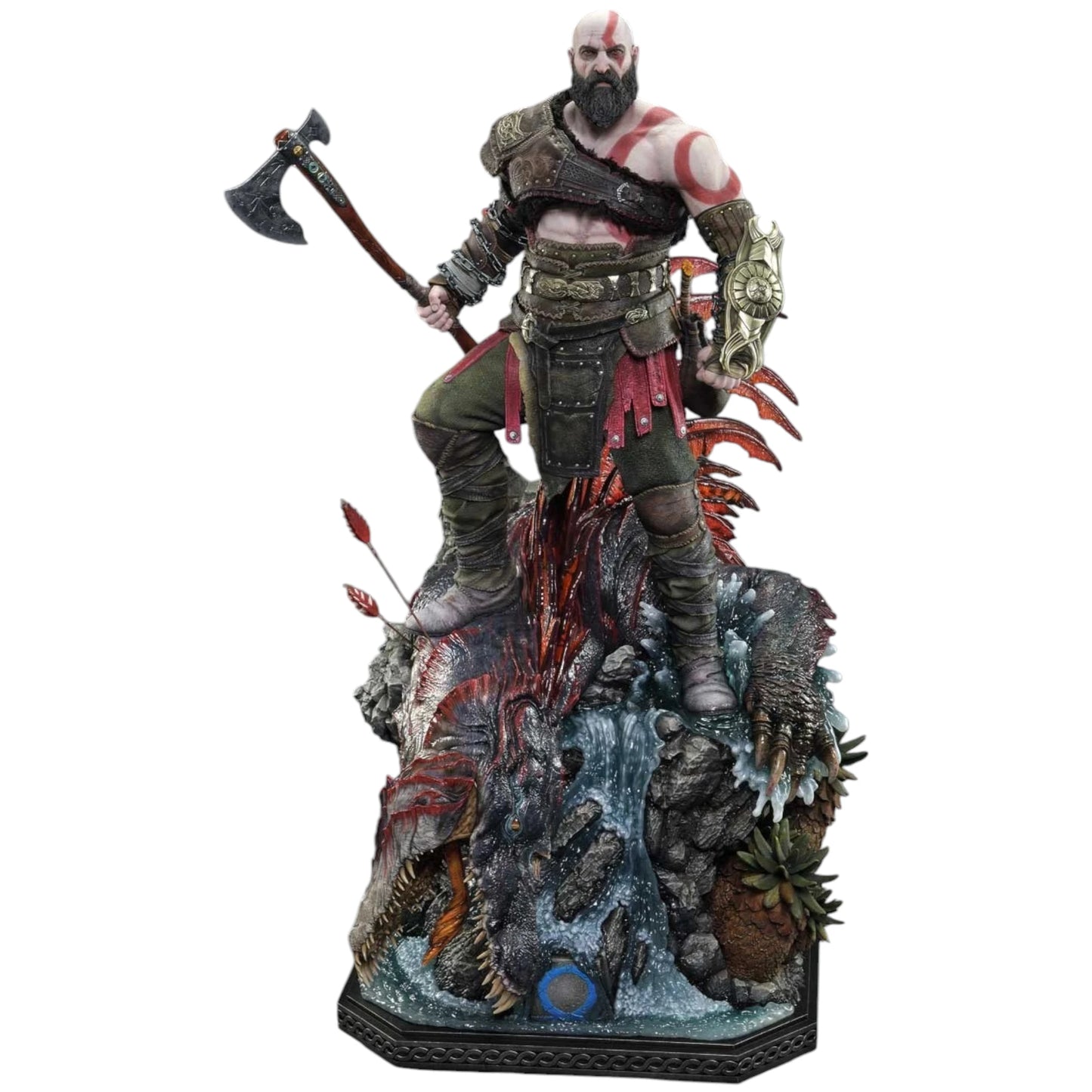 Preventa Resina Kratos Figura God of War "Ragnarok" Prime 1 (Licencia) Estudio