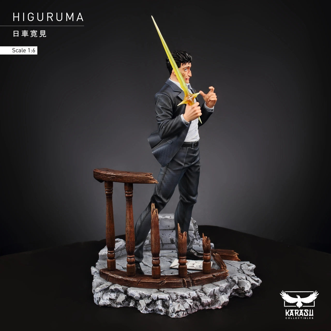 Preventa Resina Hiromi Higuruma Figura Jujutsu Kaisen Karasu Estudio