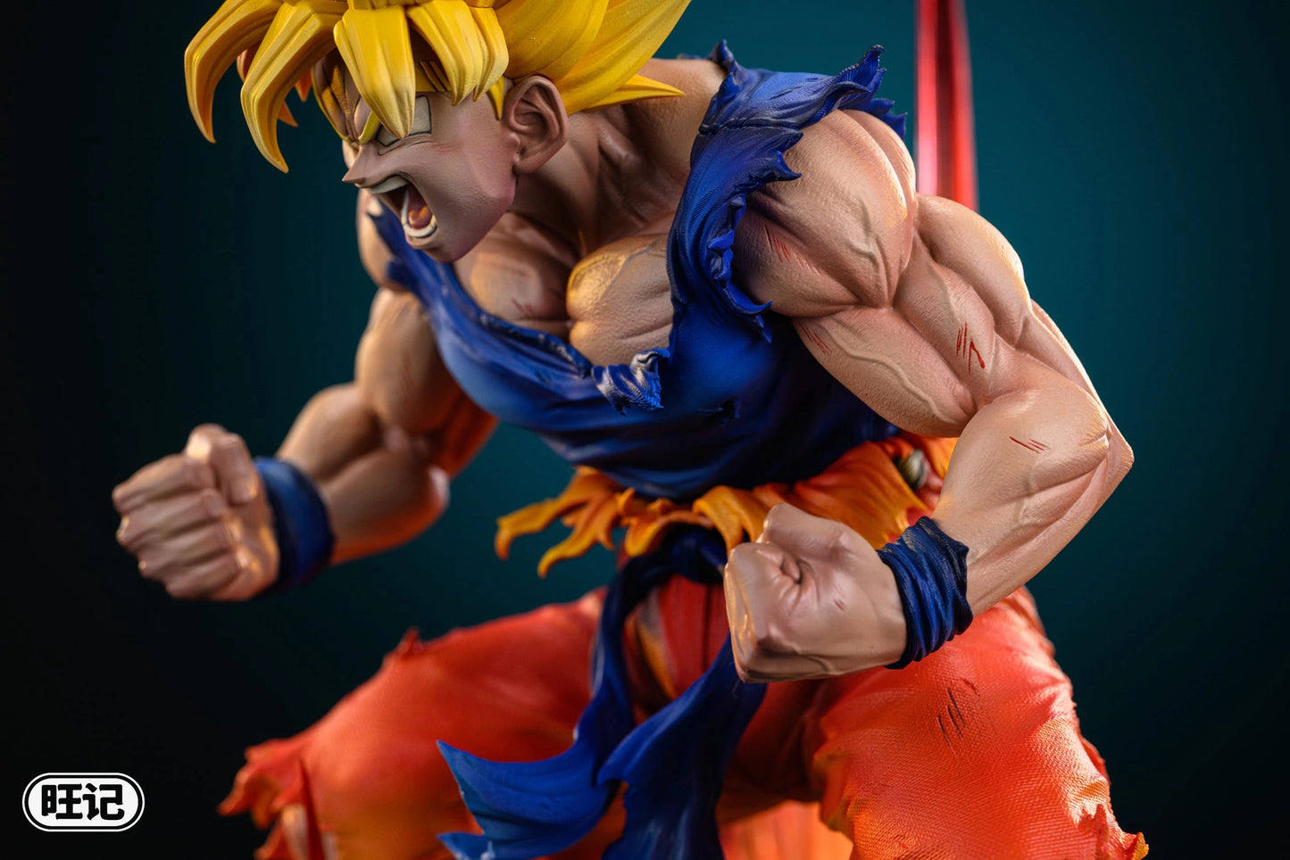 Preventa Resina Goku SSJ Figura Dragon Ball Wang Ji Estudio