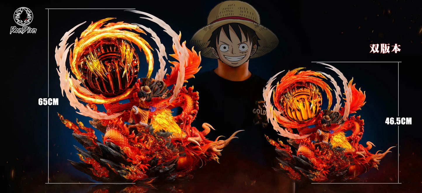 Preventa Resina Luffy vs Kaido  Figura One Piece RanDian Estudio