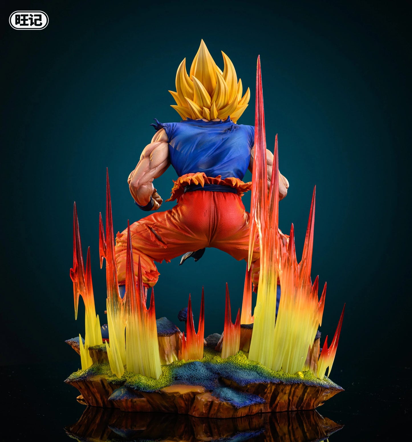 Preventa Resina Goku SSJ Figura Dragon Ball Wang Ji Estudio