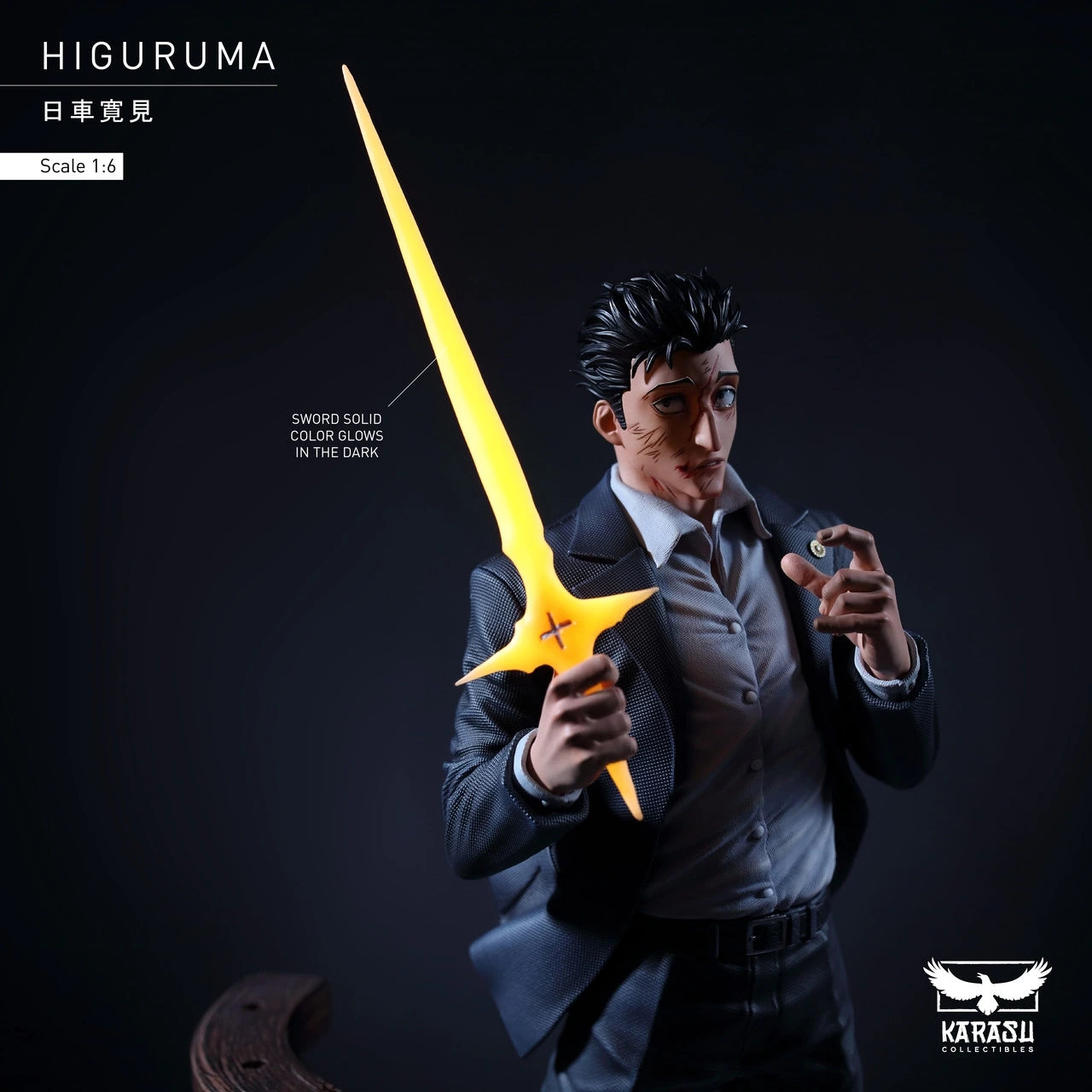 Preventa Resina Hiromi Higuruma Figura Jujutsu Kaisen Karasu Estudio