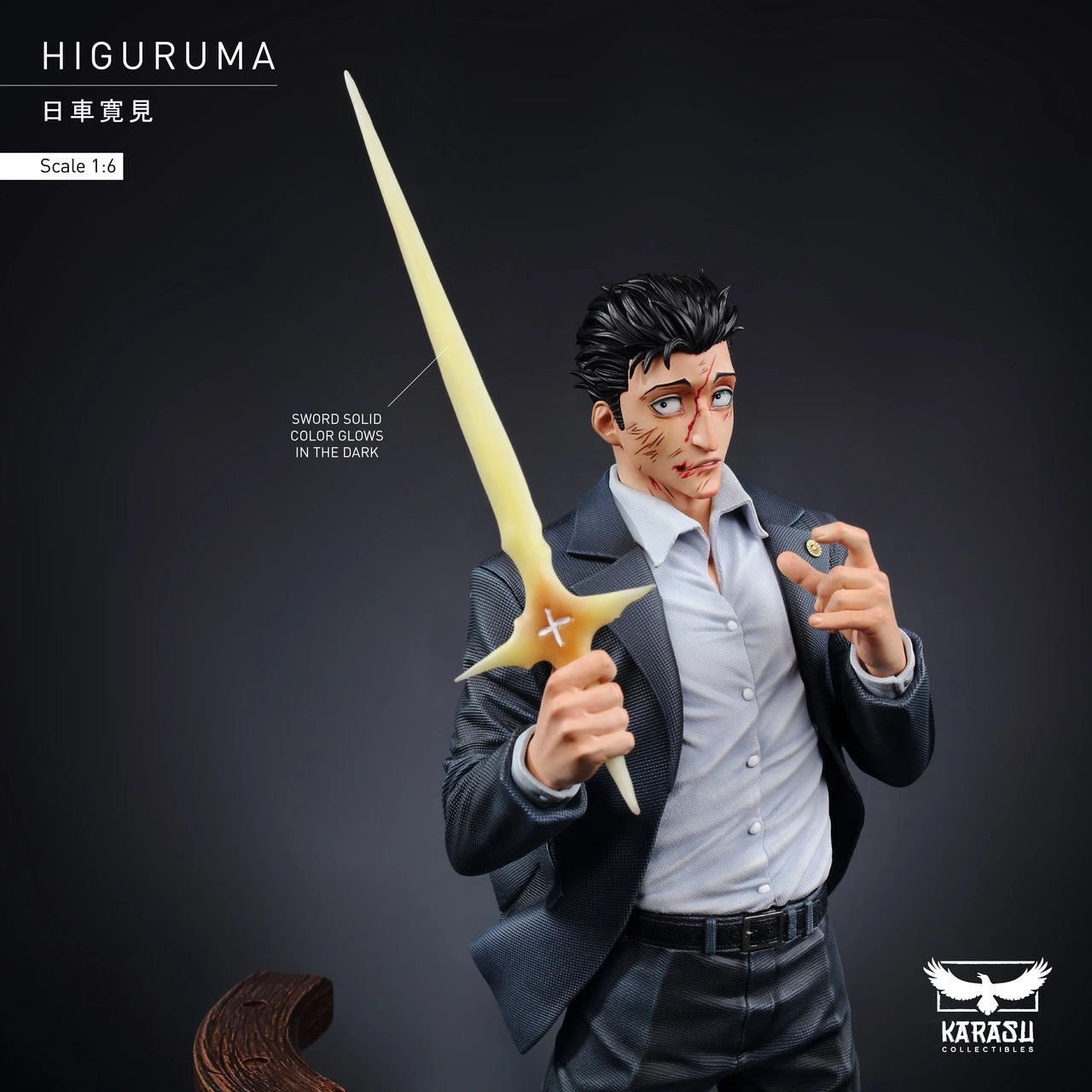 Preventa Resina Hiromi Higuruma Figura Jujutsu Kaisen Karasu Estudio