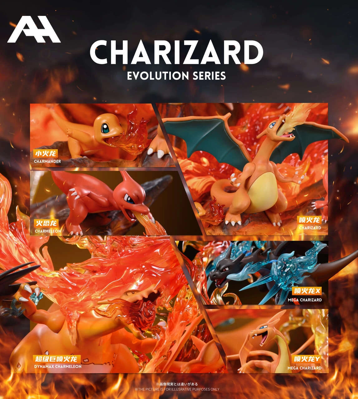 Preventa Resina Charmander Figura Pokemon AH Estudio