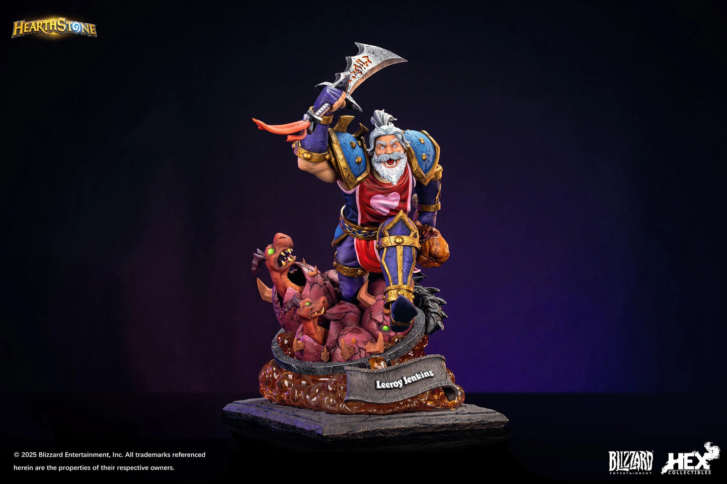 Preventa Resina Leeroy Jenkis Figura World of Warcraft Hex Collectibles (Licencia) Estudio