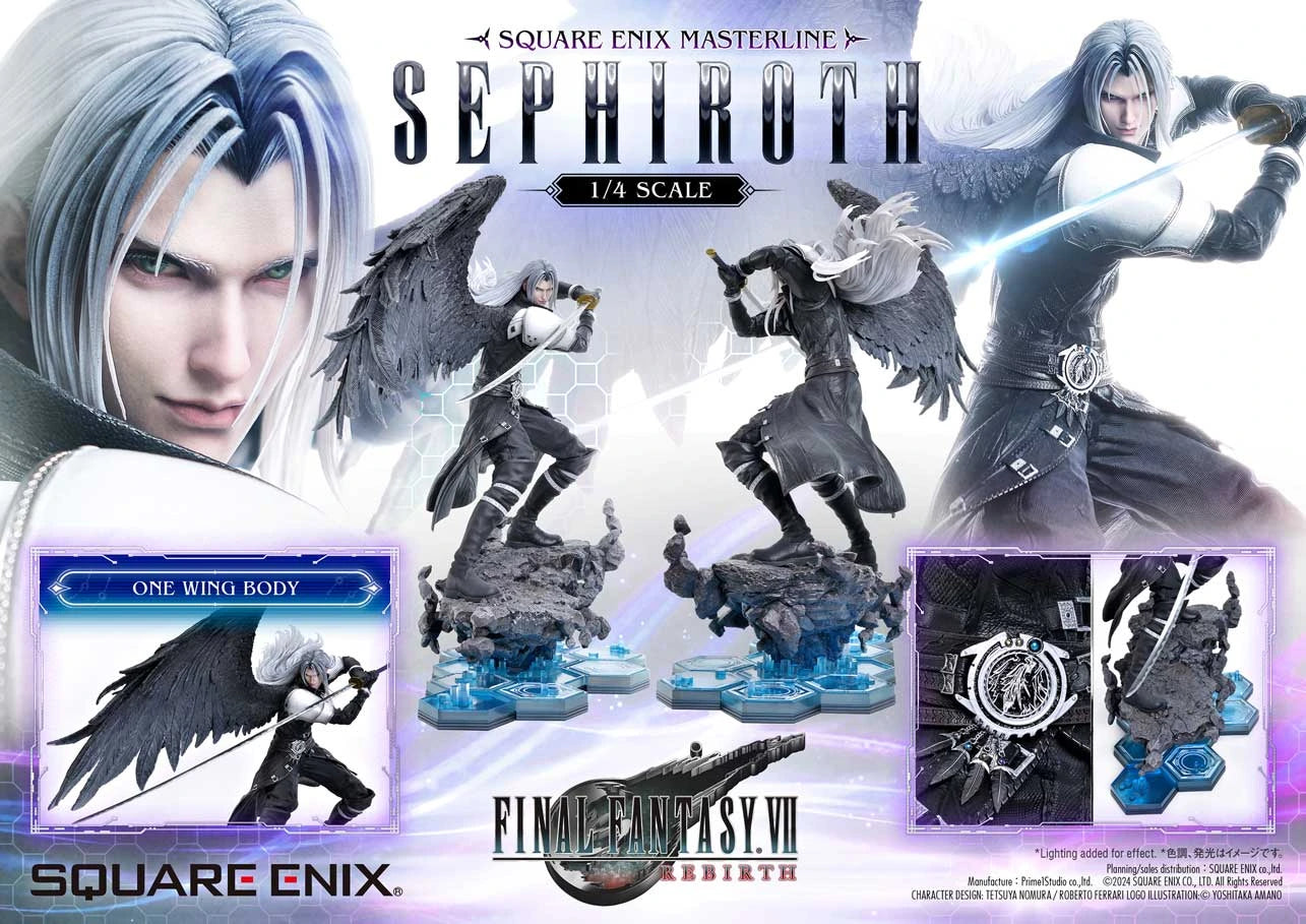 Preventa Resina Sephiroth Figura Final Fantasy VII Prime 1 (Licencia) Estudio