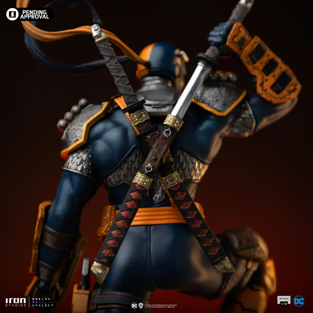 Preventa Resina Death Stroke Figura DC Iron (Licencia) Estudio