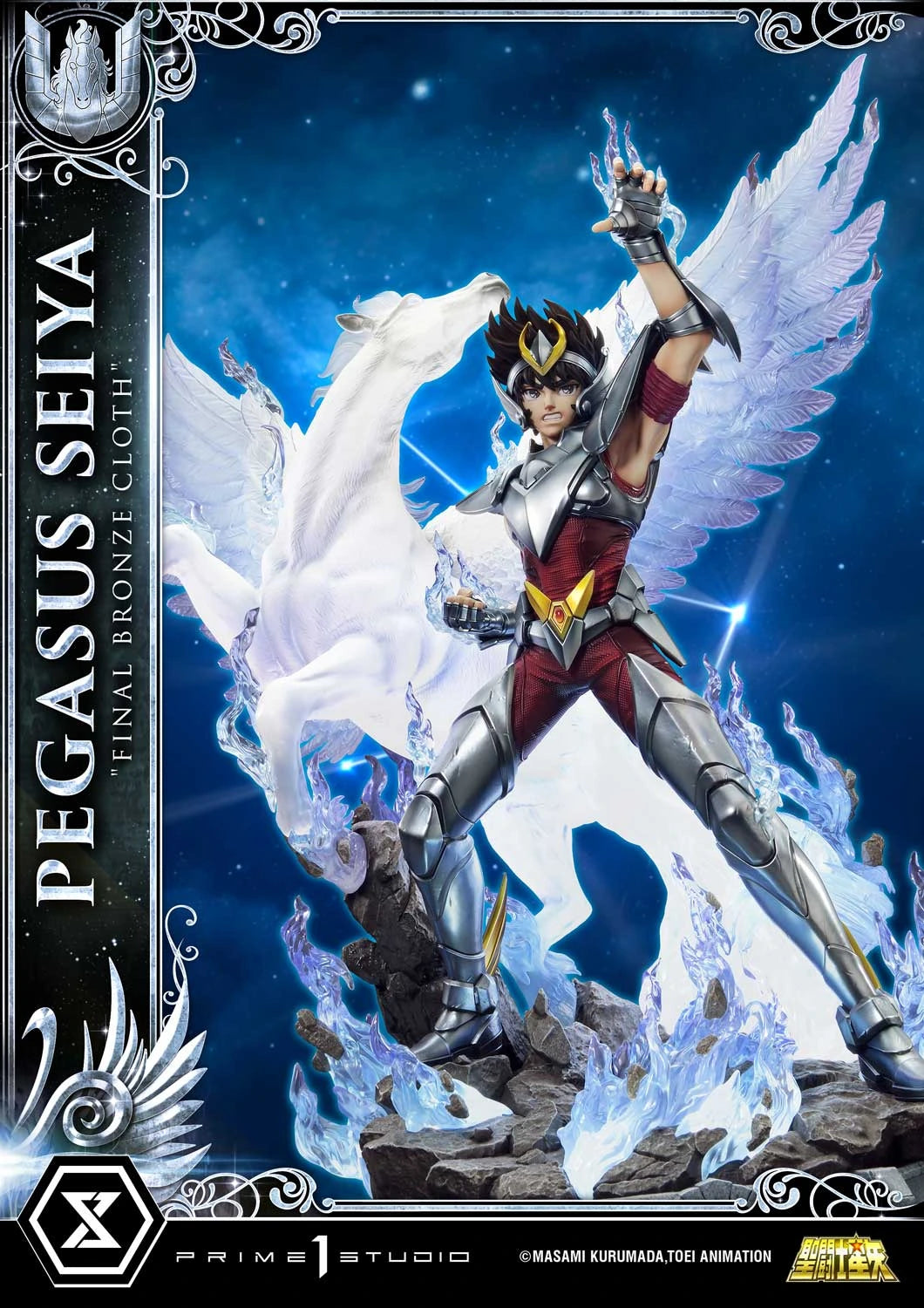 Preventa Resina Seiya de Pegaso Figura Caballeros del Zodiako Prime 1 (Licencia) Estudio