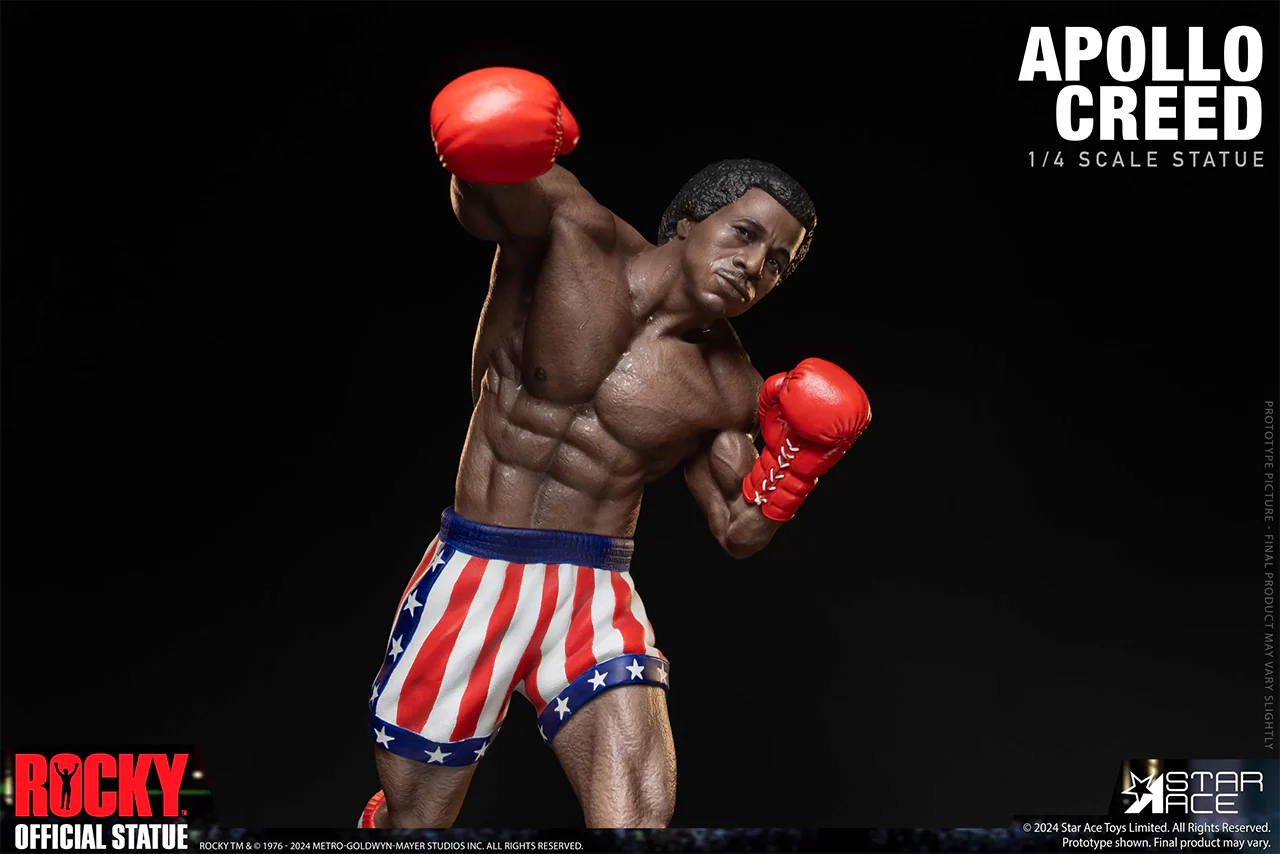 Preventa Resina Apollo Creed Figura Rocky Star Ace (Licencia) Estudio