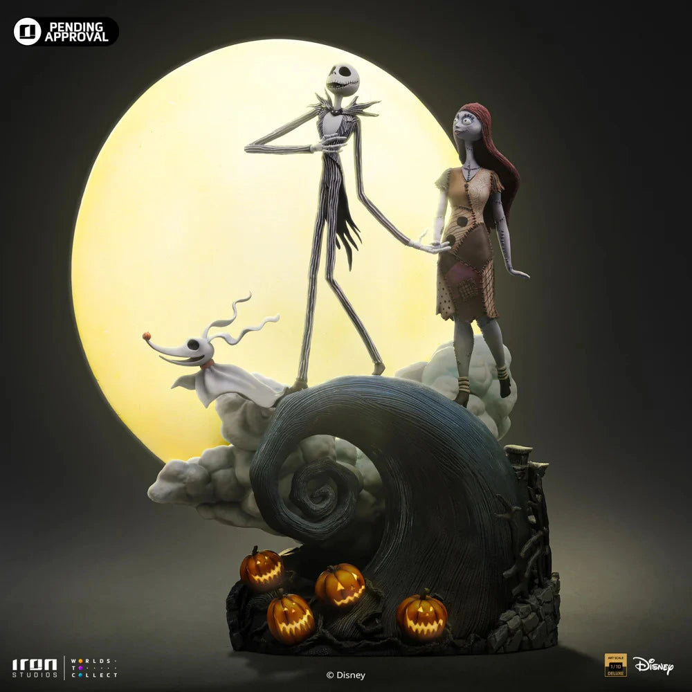 Preventa Resina Jack, sally y zero Figura El Extraño Mundo de Jack Iron (Licencia) Estudio