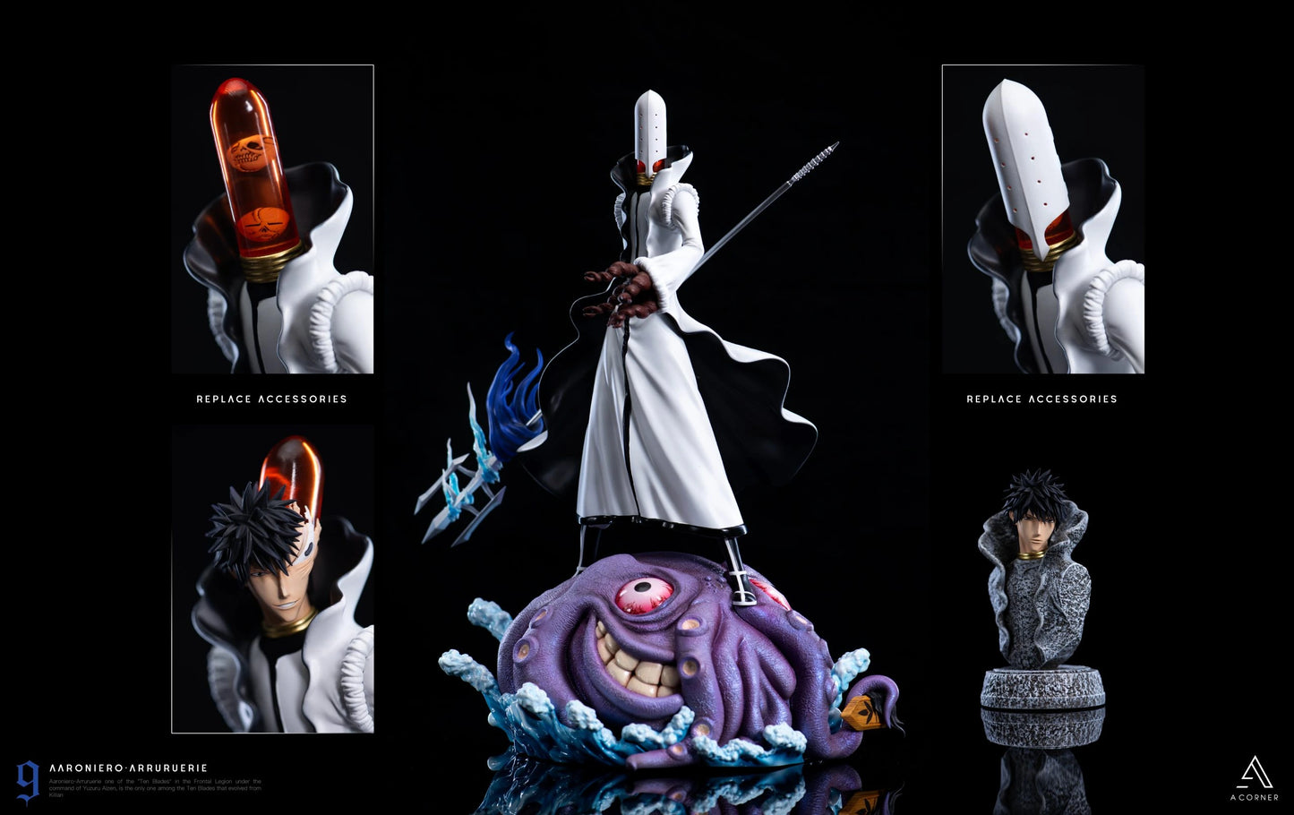 Preventa Resina Zommari Rureaux & Aaroniero Arruruerie Figura Bleach AC Estudio