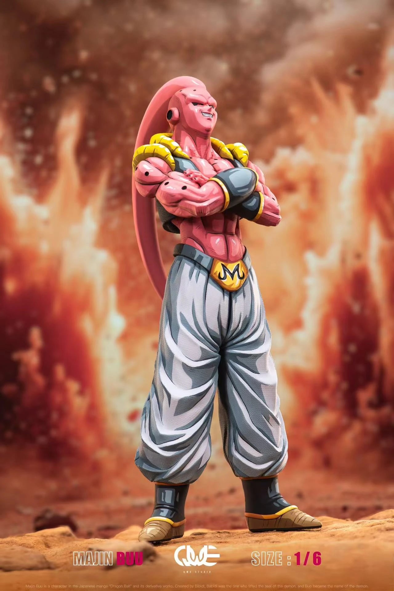 Preventa Resina Super Buu (Gotenks) Figura Dragon Ball QWE Estudio