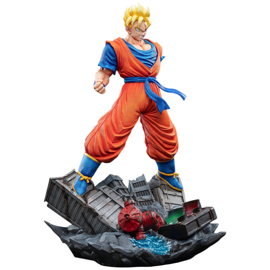 Preventa Resina Gohan "Del Futuro" Figura Dragon Ball Rich Man Estudio