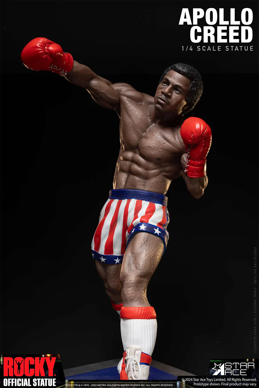 Preventa Resina Apollo Creed Figura Rocky Star Ace (Licencia) Estudio