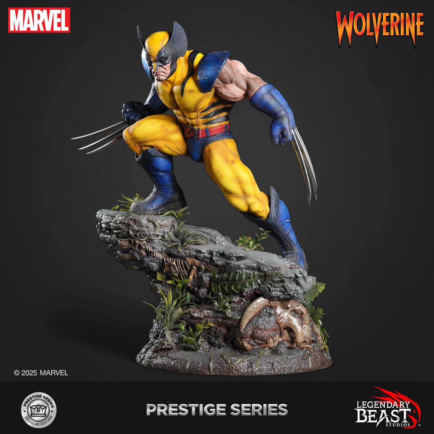 Preventa Resina Wolverine Figura Marvel Legendary Beast (Licencia) Estudio