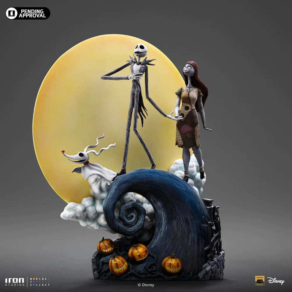 Preventa Resina Jack, sally y zero Figura El Extraño Mundo de Jack Iron (Licencia) Estudio