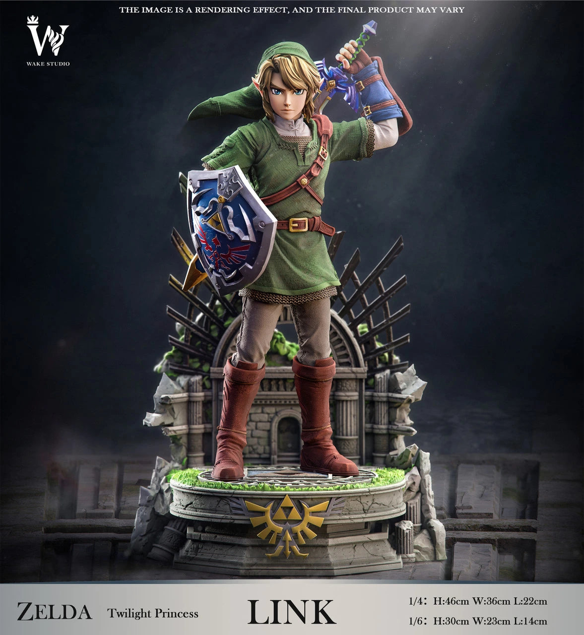 Preventa Resina Zelda Figura The Legend Of Zelda Wake Estudio