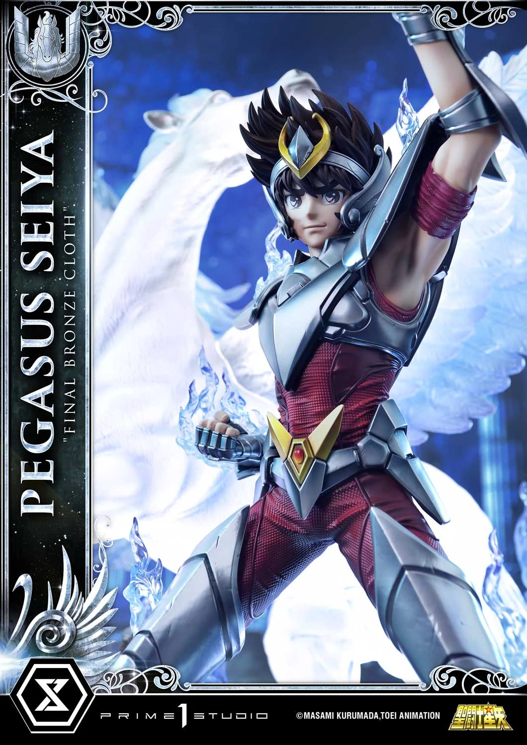 Preventa Resina Seiya de Pegaso Figura Caballeros del Zodiako Prime 1 (Licencia) Estudio