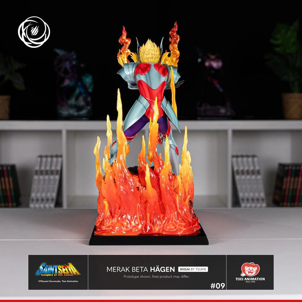 Preventa Resina Hagen de Merak Figura Caballeros del Zodiaco Tsume Art (Licencia) Estudio