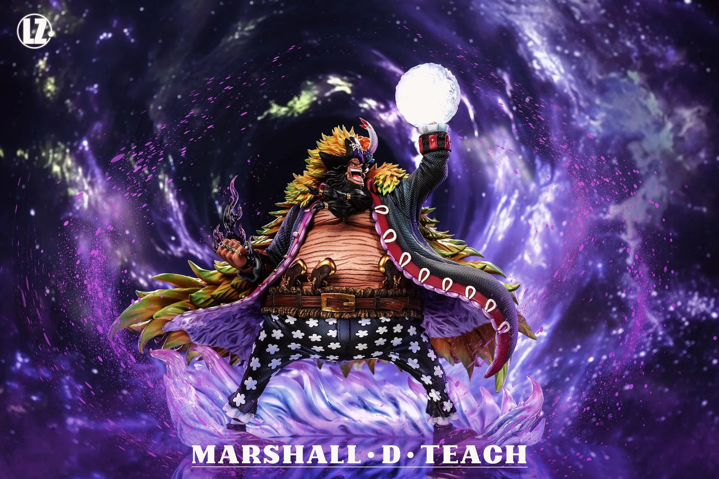 Preventa Resina Marshall D. Teach Figura One Piece LZ Estudio