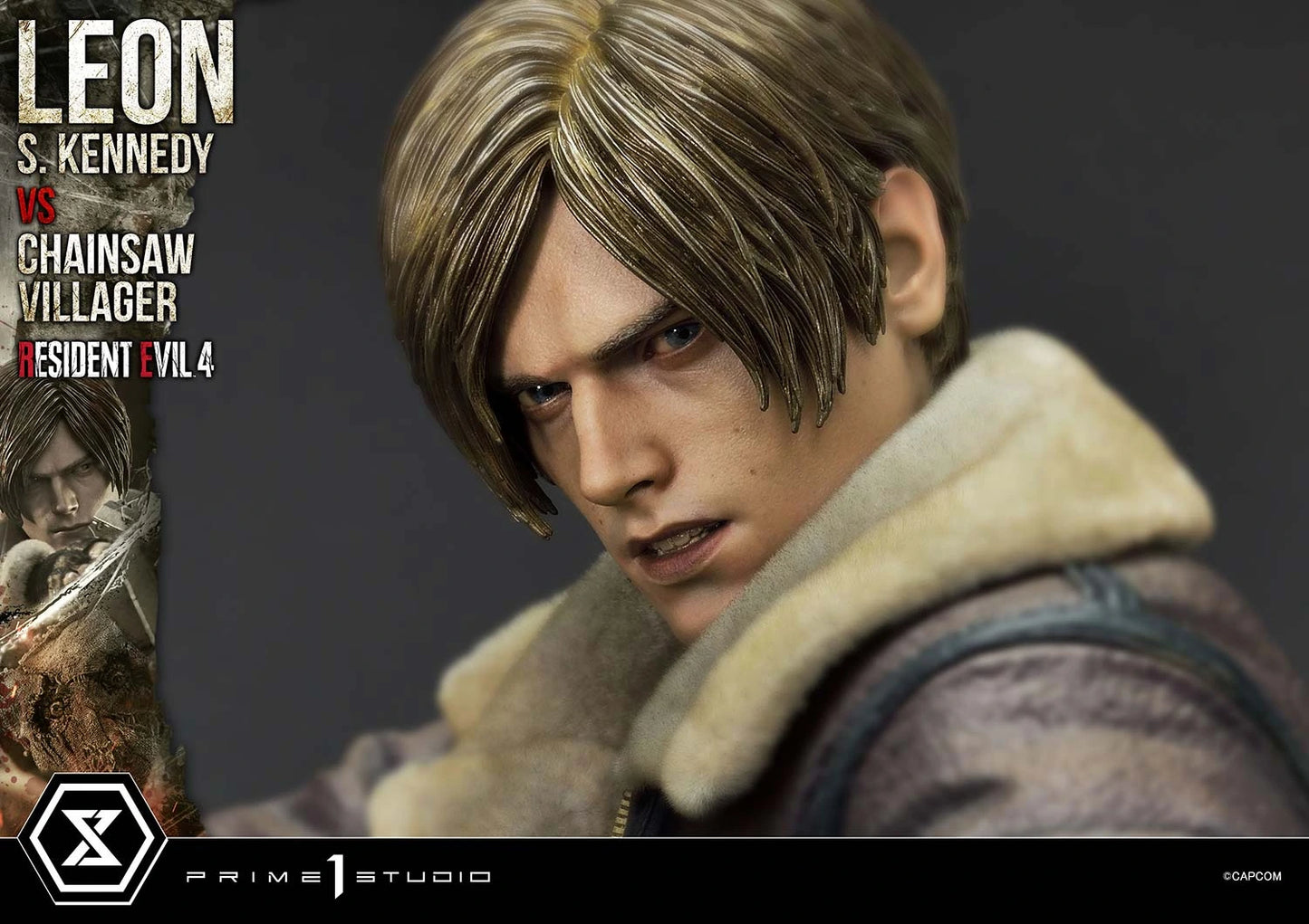 Preventa Resina Leon S. kennedy vs Doctor Salvador Figura Resident Evil 4 Prime 1 (Licencia) Estudio