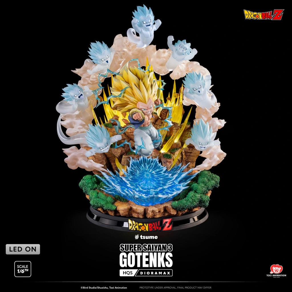 Preventa Resina Gotenks SSJ3 Figura Dragon Ball Tsume Art (Licencia) Estudio