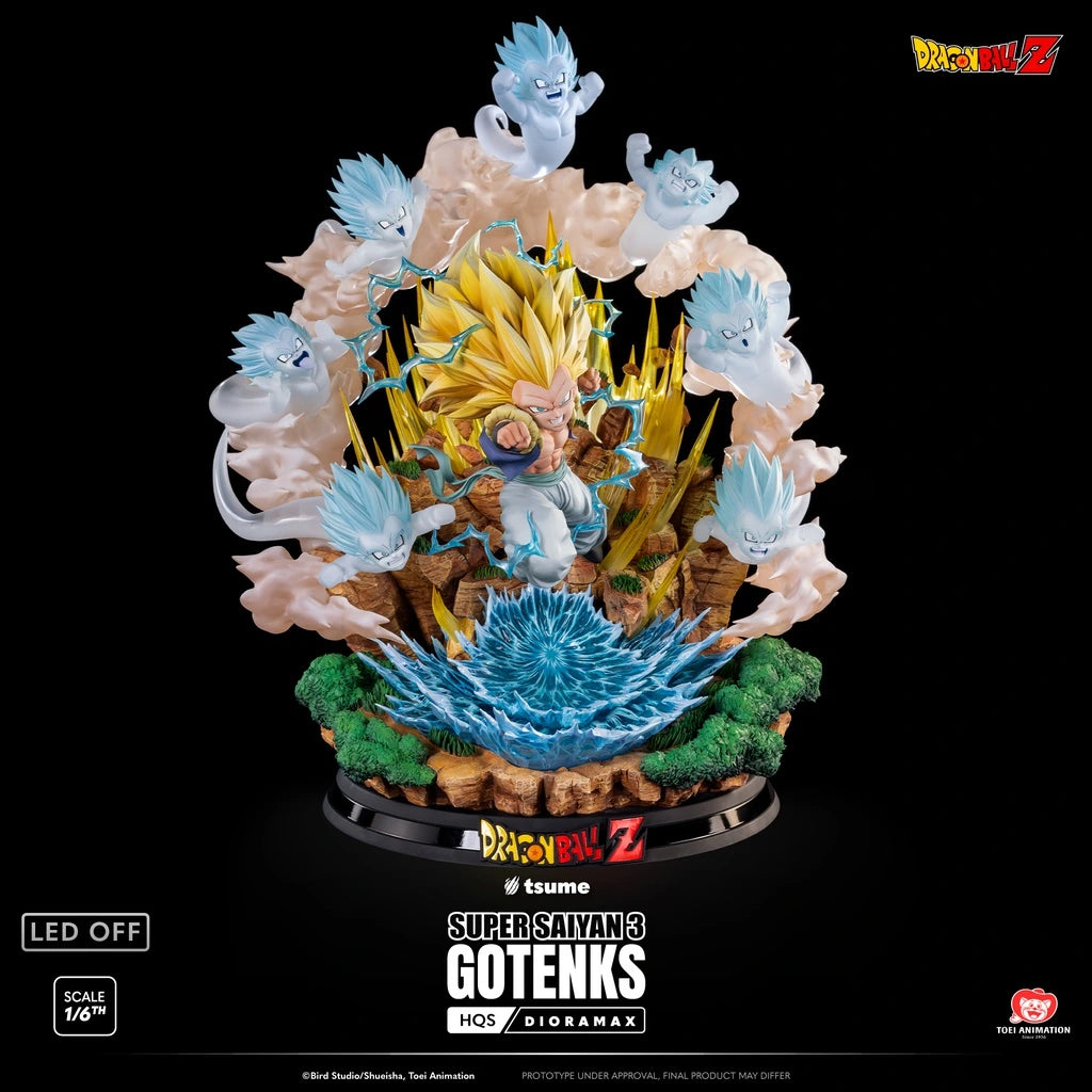 Preventa Resina Gotenks SSJ3 Figura Dragon Ball Tsume Art (Licencia) Estudio