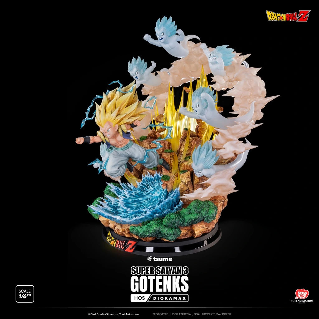 Preventa Resina Gotenks SSJ3 Figura Dragon Ball Tsume Art (Licencia) Estudio