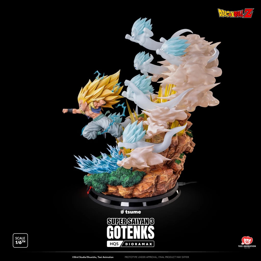 Preventa Resina Gotenks SSJ3 Figura Dragon Ball Tsume Art (Licencia) Estudio