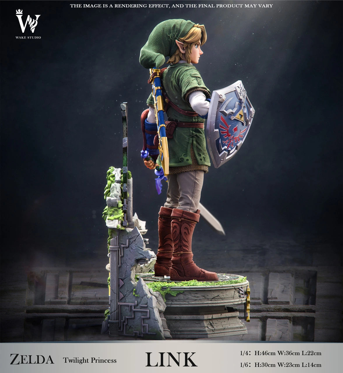 Preventa Resina Zelda Figura The Legend Of Zelda Wake Estudio