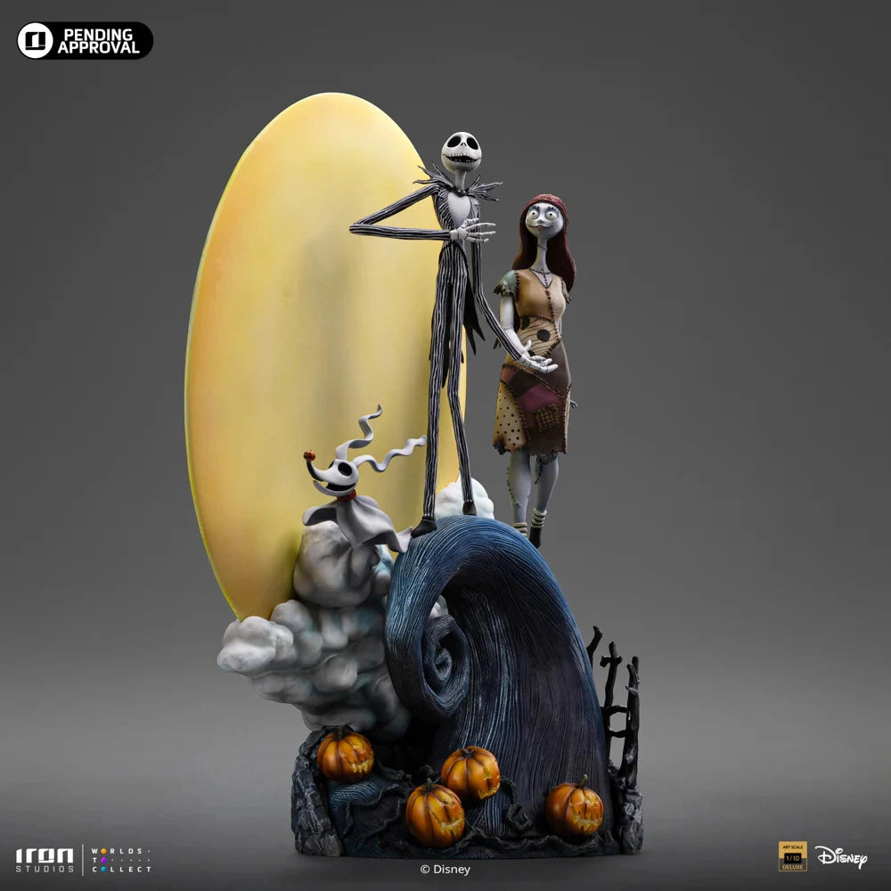 Preventa Resina Jack, sally y zero Figura El Extraño Mundo de Jack Iron (Licencia) Estudio