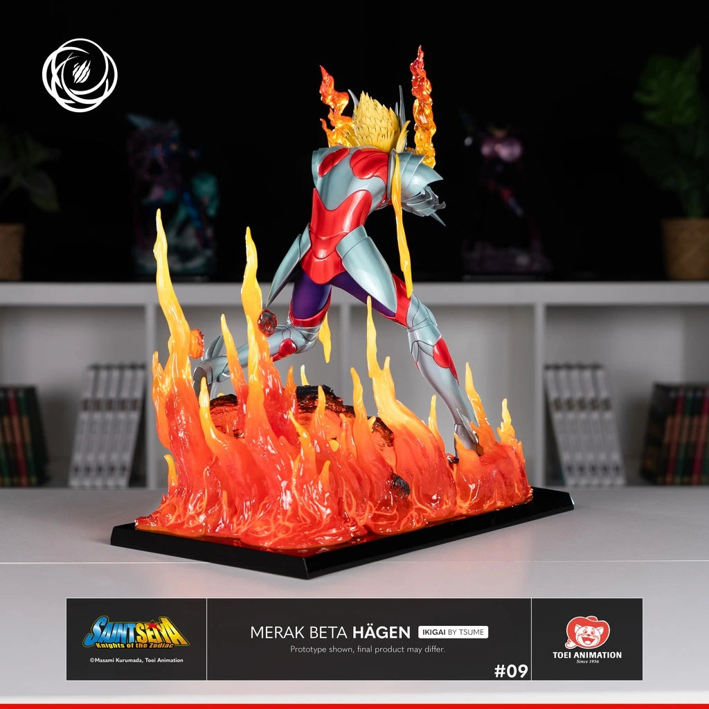 Preventa Resina Hagen de Merak Figura Caballeros del Zodiaco Tsume Art (Licencia) Estudio