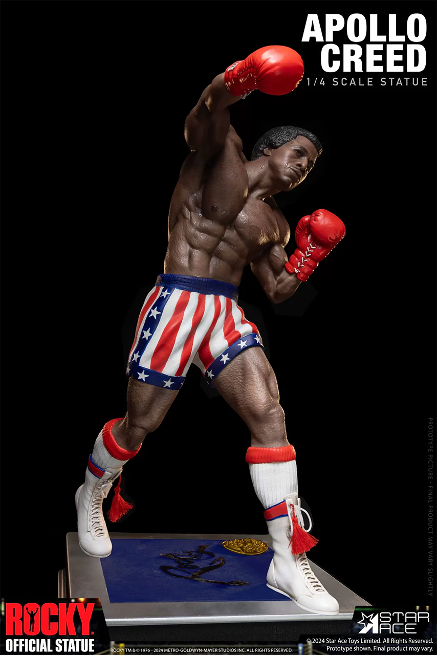 Preventa Resina Apollo Creed Figura Rocky Star Ace (Licencia) Estudio